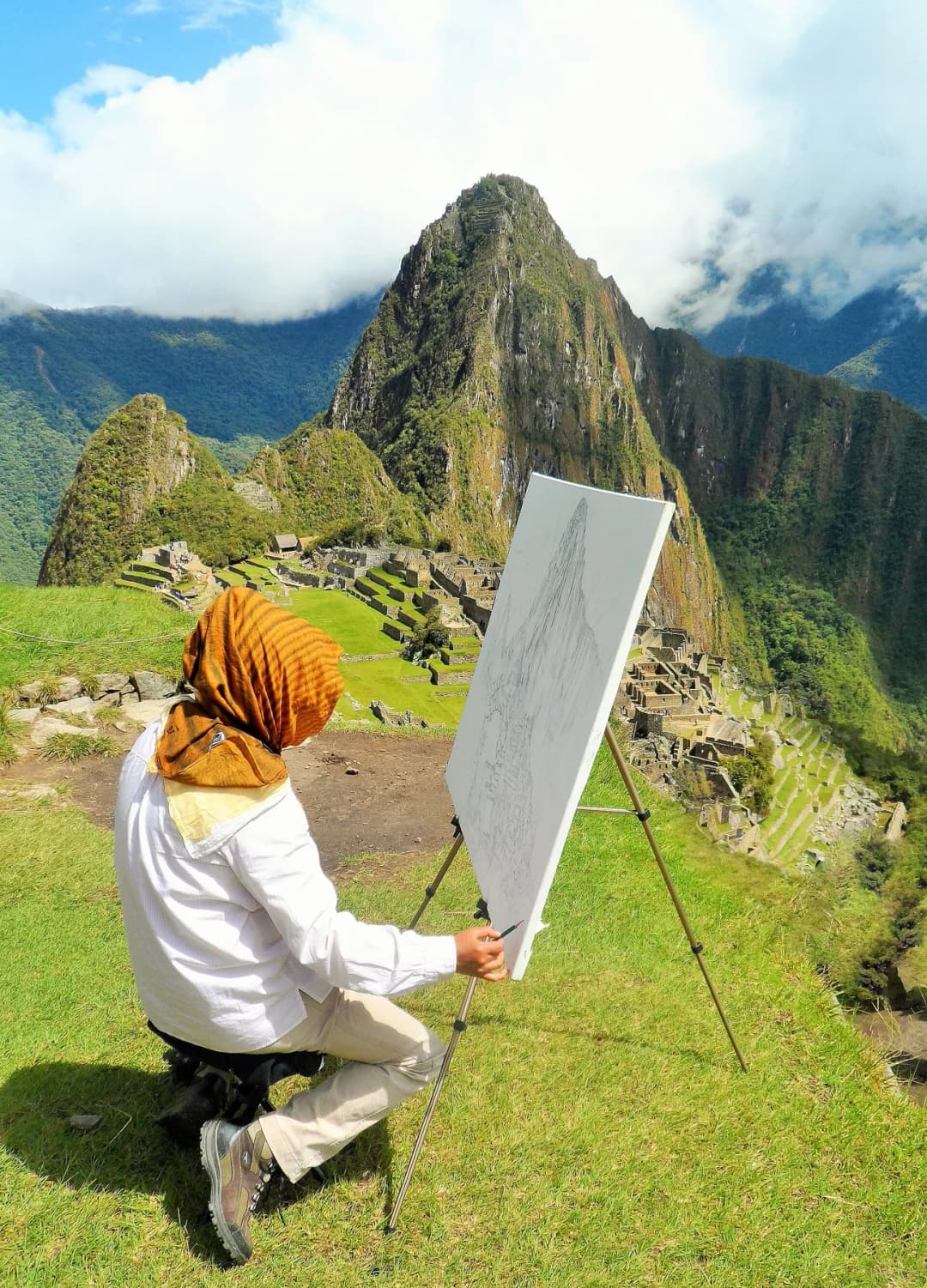 Arte y cultura — fotografía de muestra en Machu Picchu